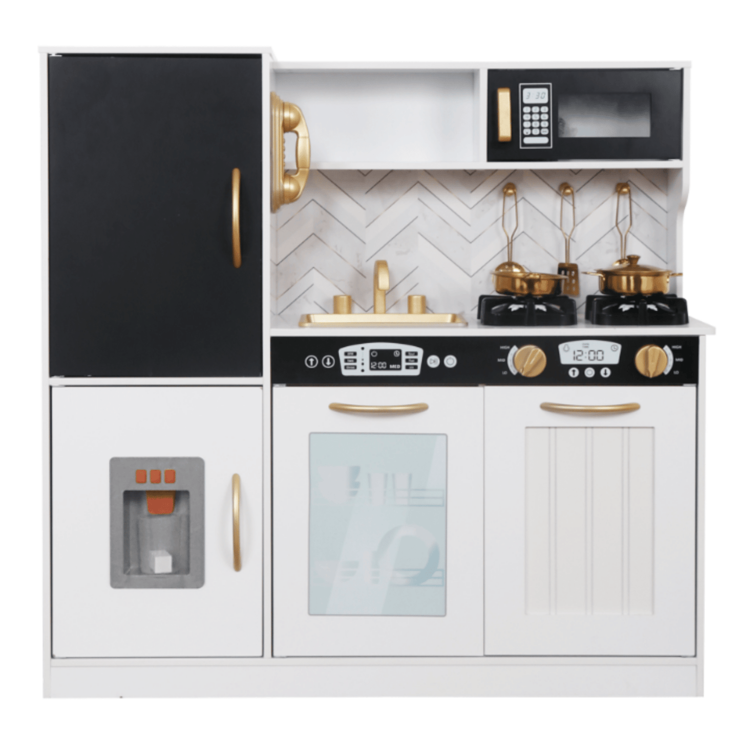 מטבח אלקטרוני מדהים לילדים מעץ דגם עומר - מודינו