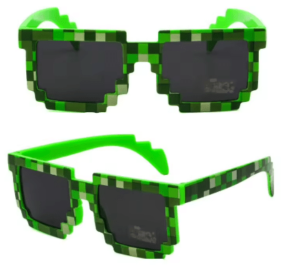 משקפי שמש בעיצוב מיינקראפט - מודינו