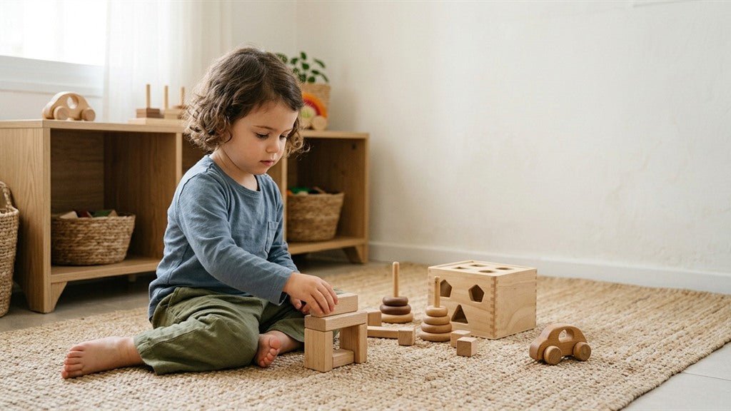 צעצועי עץ לילדים: מה באמת תורם להתפתחות, ואיך בוחרים לפי השלב של הילד - מודינו