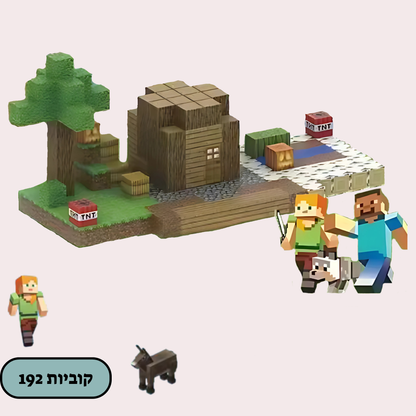 מיינקראפט מגנטים- 192 חלקים