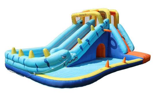 מתקן קפיצה מתנפח ענק עם 2 מגלשות דגם ED1056W - מודינו