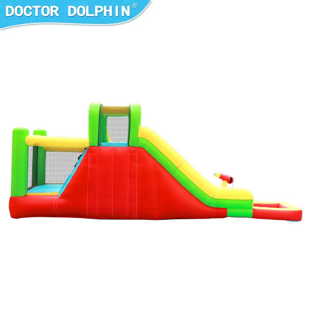 מתקן קפיצה מתנפח עם 2 מגלשות דגם ED73018 - מודינו