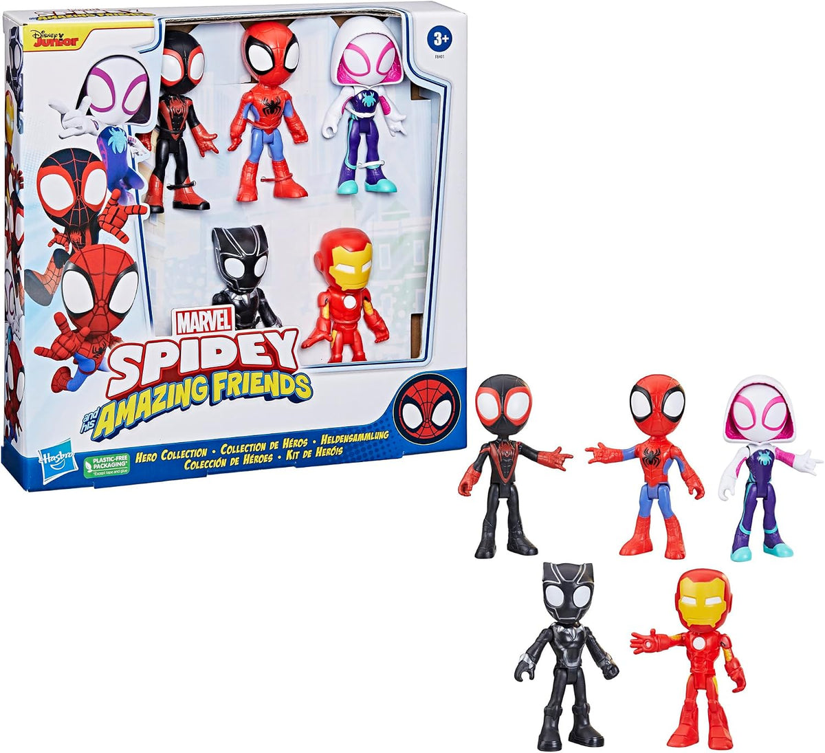 דמויות ספיידי וחברים – מארז 5 דמויות | Hasbro מארוול - מודינו