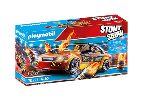 פליימוביל מכונית פעלולים 70551 – Stunt Show | 60 חלקים - מודינו