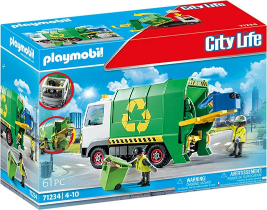 פליימוביל משאית זבל ומיחזור 71234 – City Life | 61 חלקים - מודינו