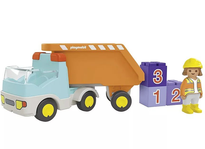 פליימוביל ג'וניור משאית עם קוביות מספרים 71685 – לגילאי 1–4 - מודינו