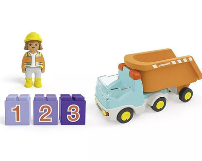 פליימוביל ג'וניור משאית עם קוביות מספרים 71685 – לגילאי 1–4 - מודינו