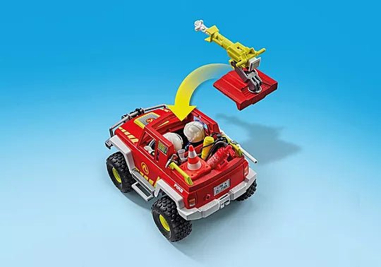 פליימוביל רכב כיבוי אש שטח 71824 – עם תותח מים | 68 חלקים - מודינו