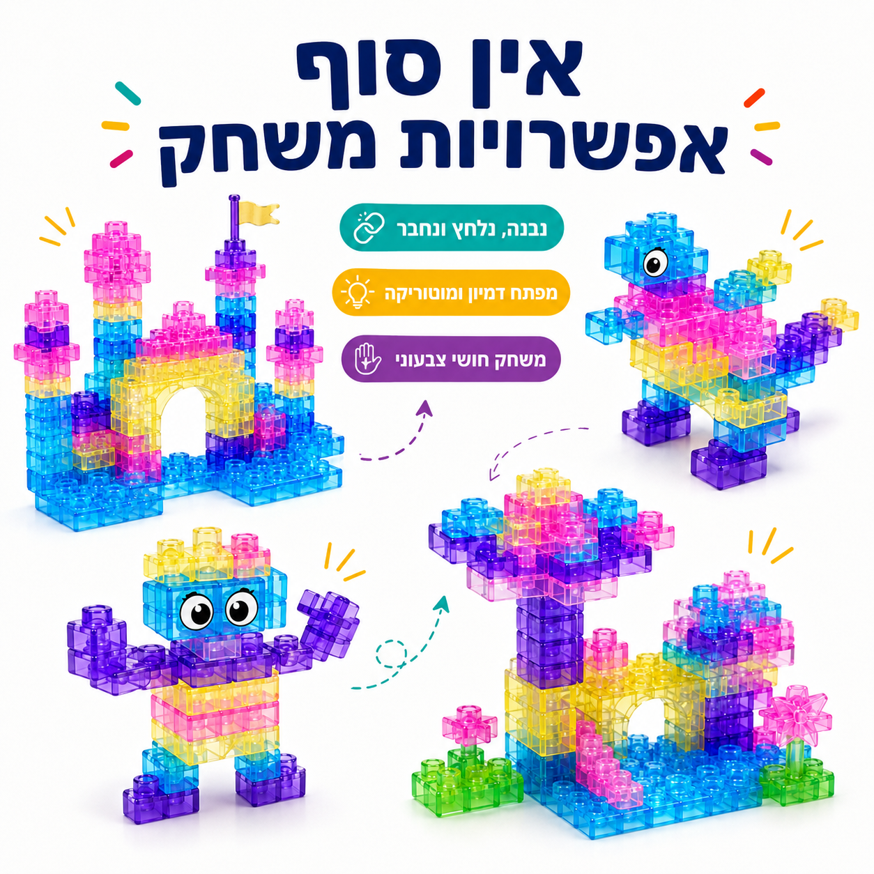 גומי בלוק - בנו איתנו את לגו הג'לי