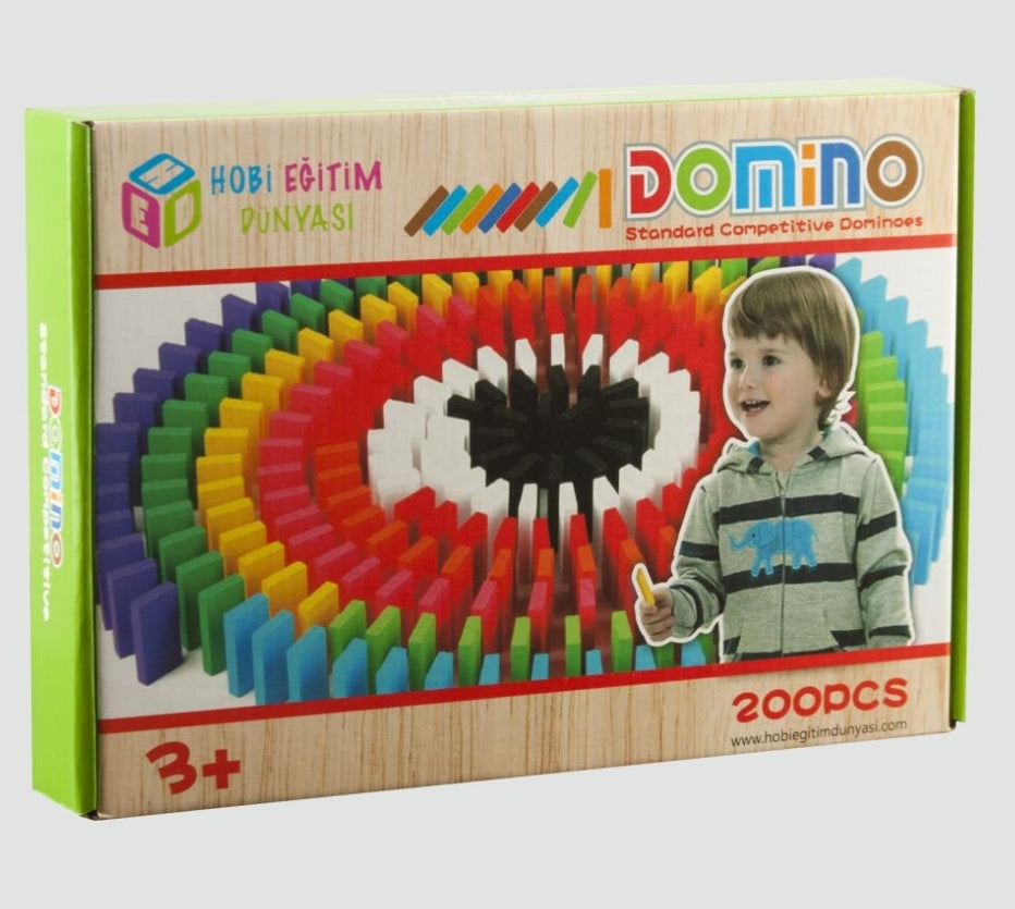 דומינו ראלי קוביות עץ