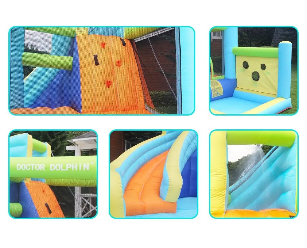 מתקן קפיצה מתנפח מדהים עם מגלשה דגם ED9635 - מודינו