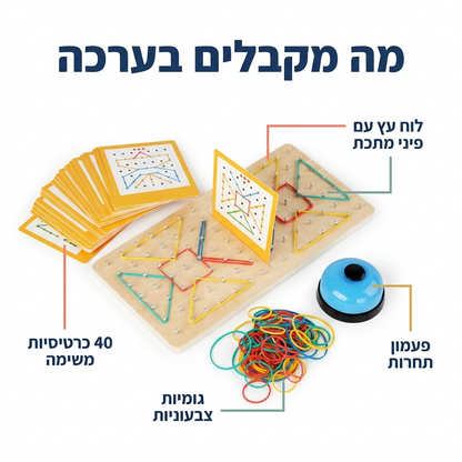 משחק הגומיות - מה מקבלים בערכה - מודינו