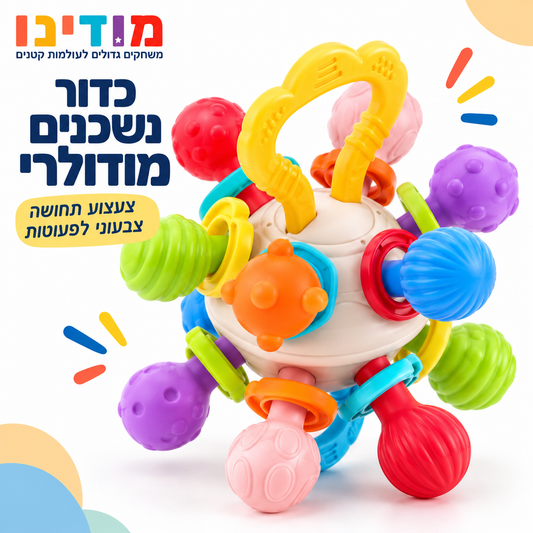 כדור נשכנים מודולרי לתינוקות – Huanger - מודינו
