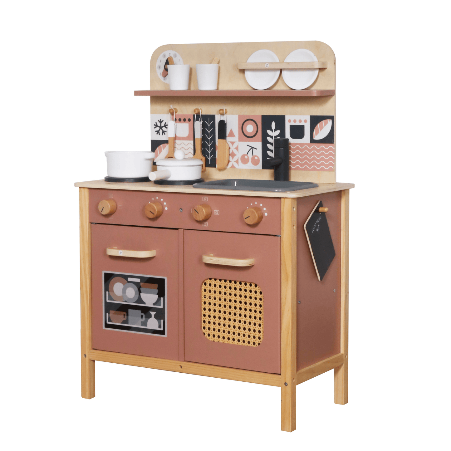 מטבח עץ מקסים לילדים דגם קסם - מודינו