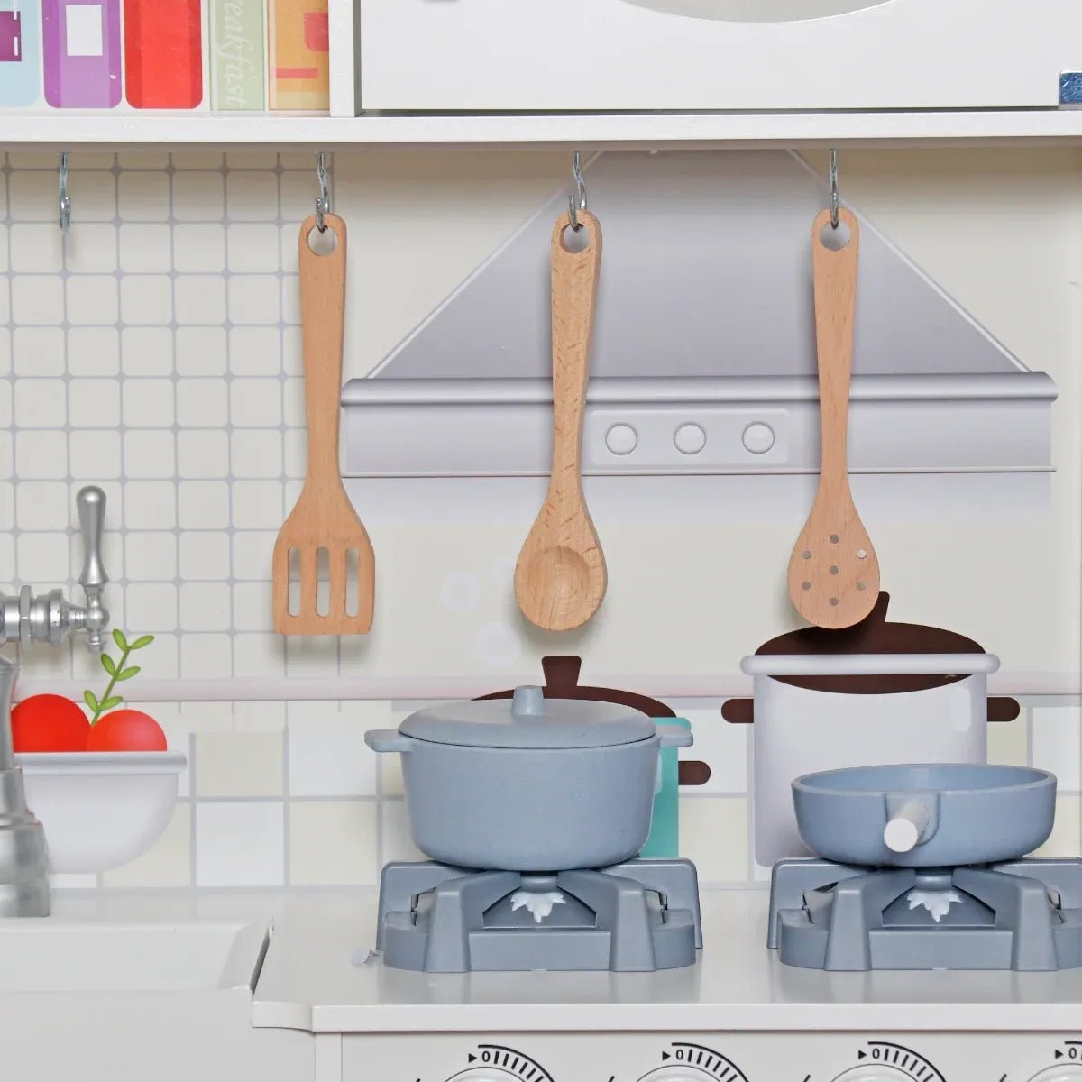 מטבח עץ ענק לילדים אלקטרוני דגם צליל - מודינו