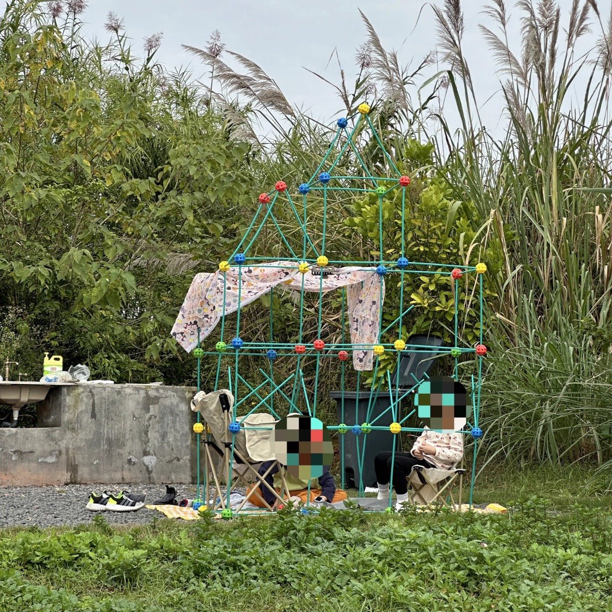 מבצר הקסם - מבצר להרכבה 100 חלקים גדולים - מודינו