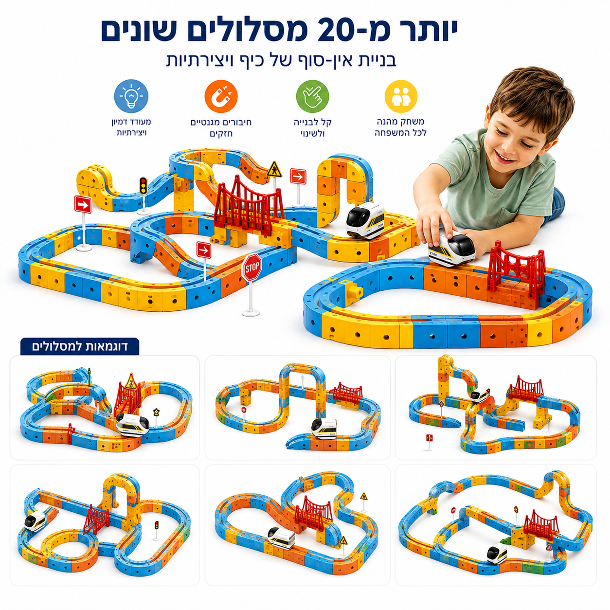 מודינו רייל - רכבת מגנטית חשמלית - מודינו