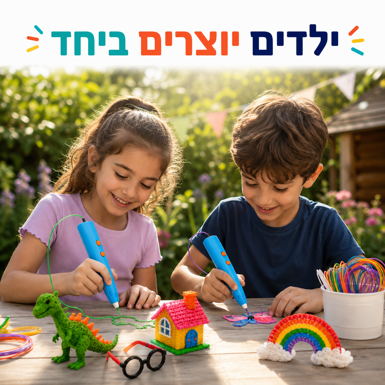 עט תלת מימד לילדים - יצירה תלת מימדית עם מודינו - מודינו