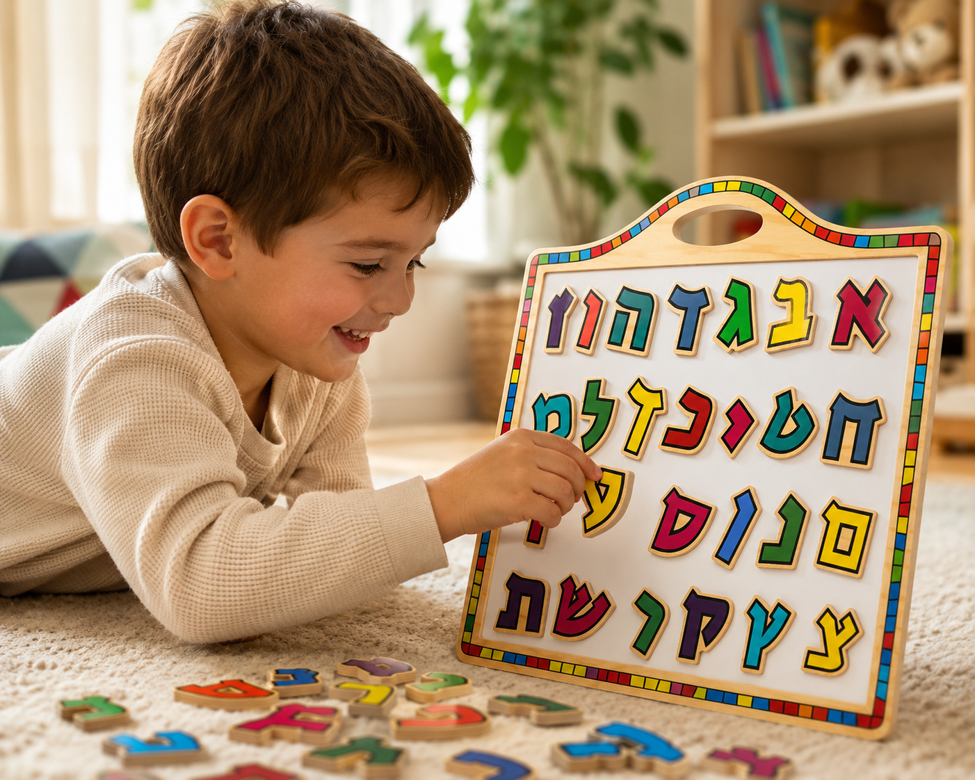 אותיות לימוד מגנטיות - מודינו