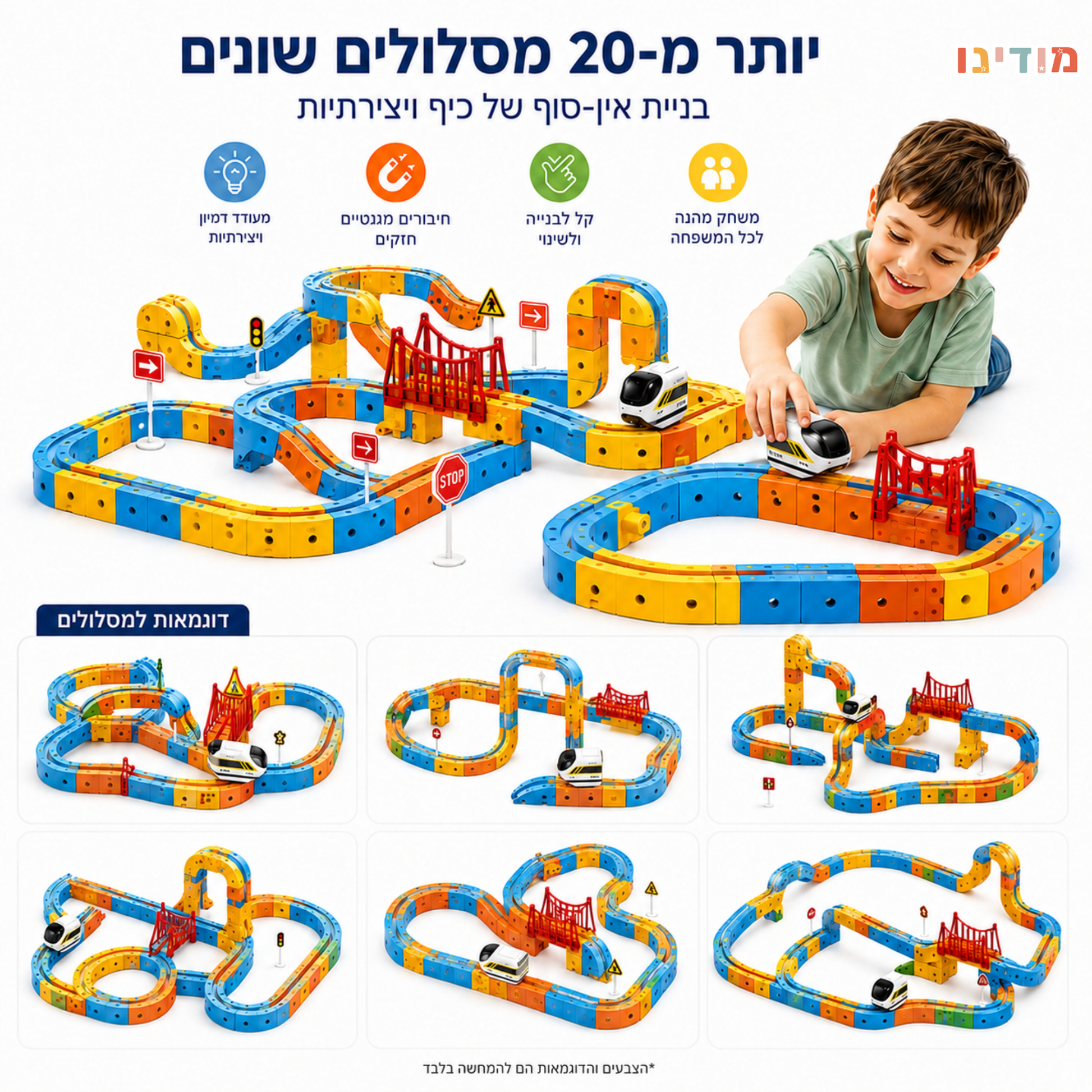 מודינו רייל - רכבת מגנטית חשמלית - מודינו