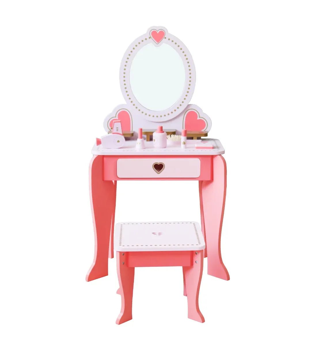 שידת איפור מעץ לילדים דגם אפריל - מודינו