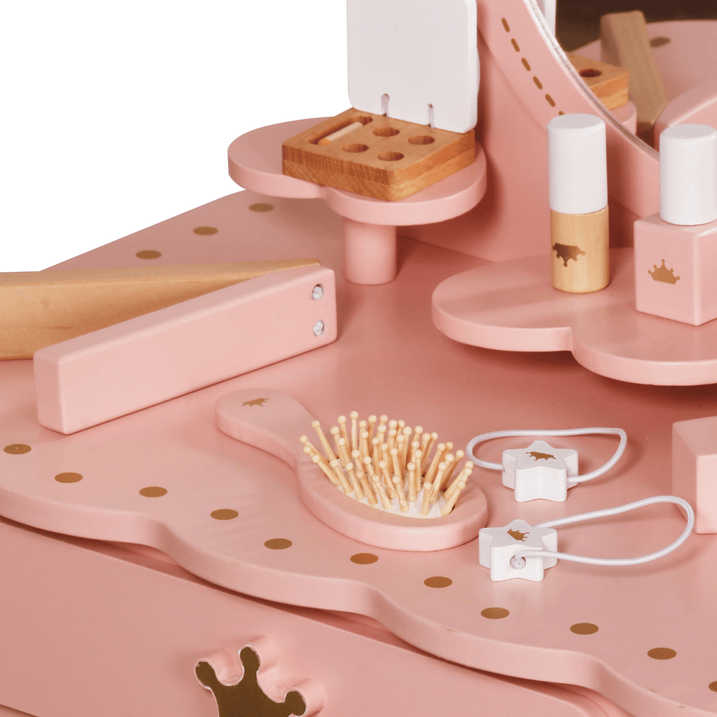 שידת איפור מעץ לילדים דגם דר - מודינו