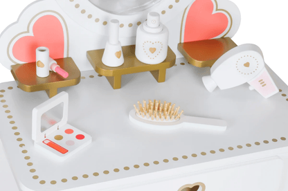 שידת איפור מעץ לילדים דגם מיה - מודינו