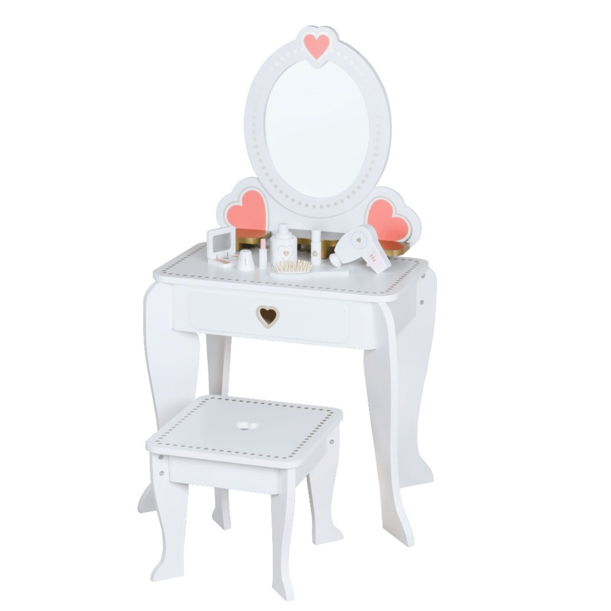 שידת איפור מעץ לילדים דגם מיה - מודינו