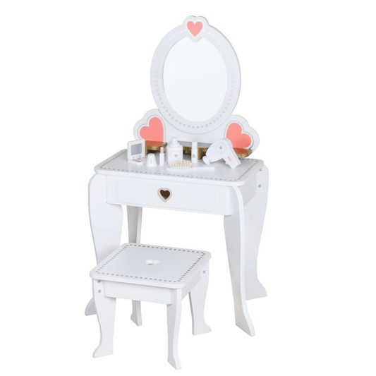 שידת איפור מעץ לילדים דגם מיה - מודינו