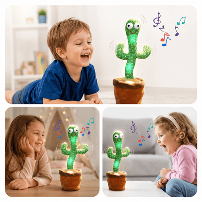 קקטוס רוקד ומדבר – מקליט, חוזר על מילים, שר ומאיר | נטען USB - מודינו